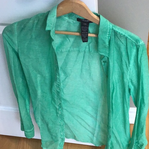 NWOT size S Olsen Europe silk and cotton blouse - Picture 4 of 4